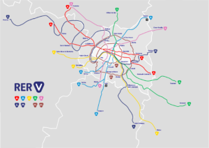 RER V, le réseau vélo d'Île-de-France